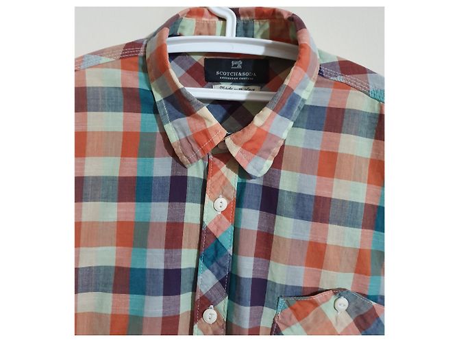 Camicia a quadri tartan in cotone Scotch and Soda XL Multicolore - vista 2