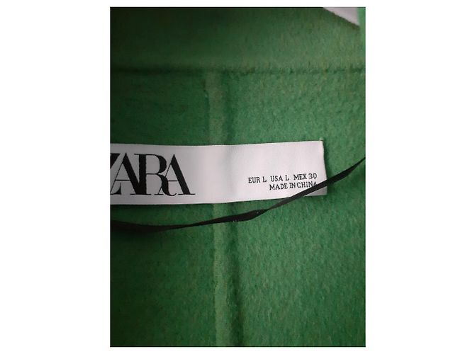 Zara Abrigo de lana de franela - vista 4