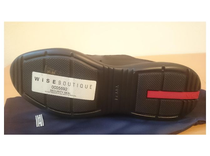 Sneakers Prada, taglia 38,5 Nero - vista 5