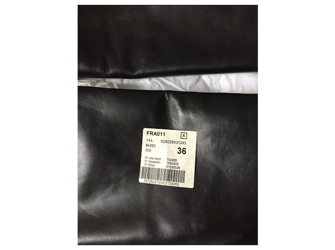 Botas de cuero negro Chanel - vista 5