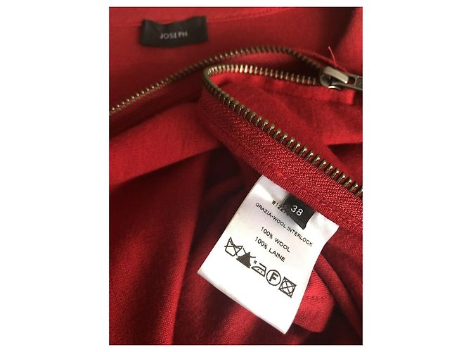 Joseph Grazia Kleid Rot Wolle - Ansicht 3