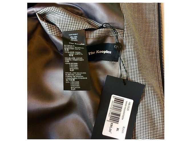 The Kooples Houndstooth wool jacket - view 3