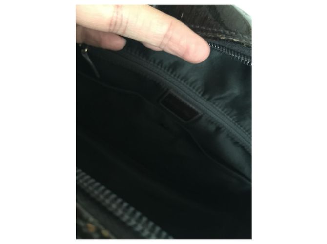 Borsa Dior Saddle in vernice kaki Cachi - vista 6