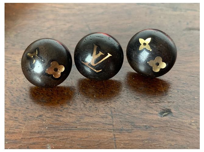 Louis Vuitton Vuitton Ohrringe Braun - Ansicht 3