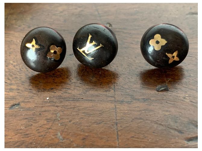 Louis Vuitton Vuitton Ohrringe Braun - Ansicht 6