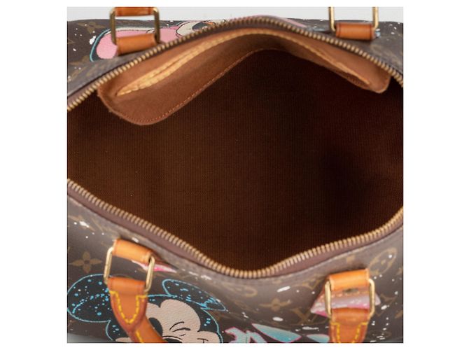 Speedy Louis Vuitton borsa veloce 30 Monogramma personalizzato "Bambi" di PatBo! Marrone - vista 7