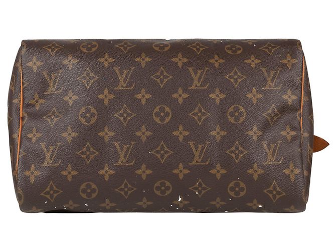 Speedy Louis Vuitton borsa veloce 30 Monogramma personalizzato "Bambi" di PatBo! Marrone - vista 9