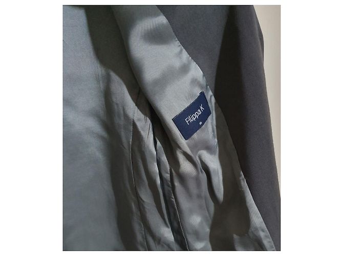 Filippa K Blazer Grau aus Wolle und Polyester M - Ansicht 3
