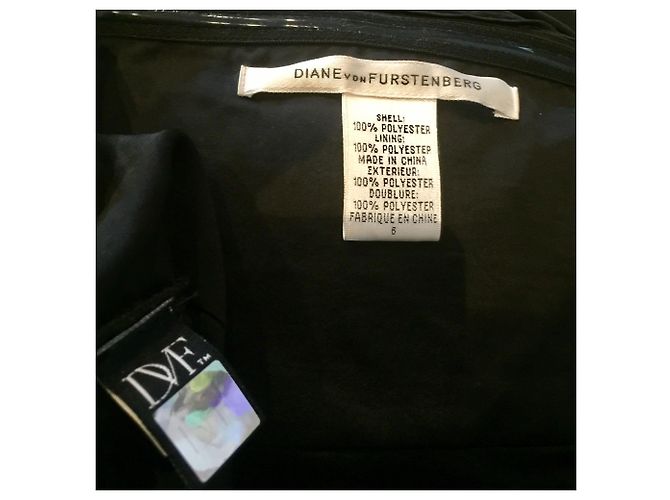 Diane Von Furstenberg Fermina Cocktailkleid Schwarz - Ansicht 2