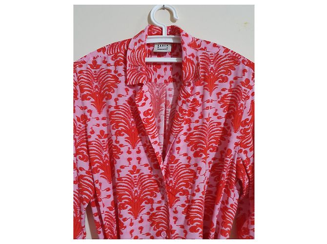 Camicia Abito Multicolore Karen B Y Simonsen Cotone - vista 2