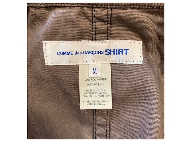 Comme Des Garcons Capispalla pioggia poncho con cappuccio - vista 3