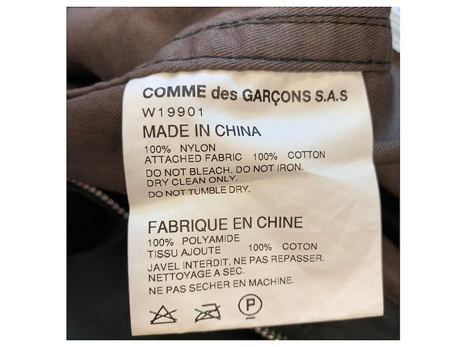 Comme Des Garcons Capispalla pioggia poncho con cappuccio - vista 4