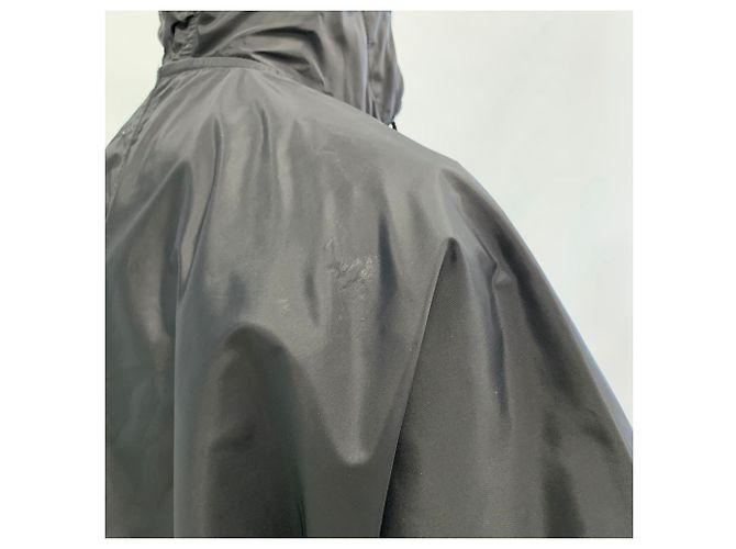 Comme Des Garcons Capispalla pioggia poncho con cappuccio - vista 7