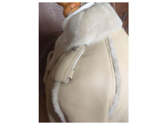 Chanel Trench in montone Beige - vista 5