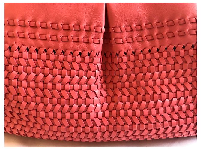 Coach Borsa a tracolla Maddison in tessuto Maggie Rosa - vista 10