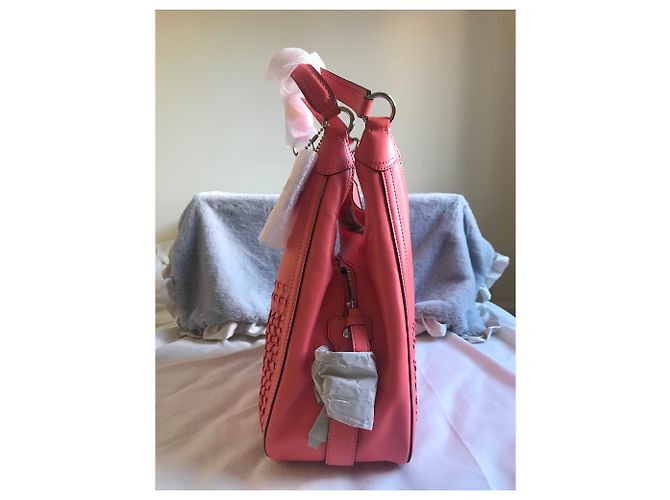 Coach Borsa a tracolla Maddison in tessuto Maggie Rosa - vista 2