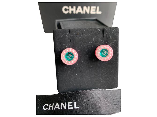 Chanel Brincos Rosa - vista 2