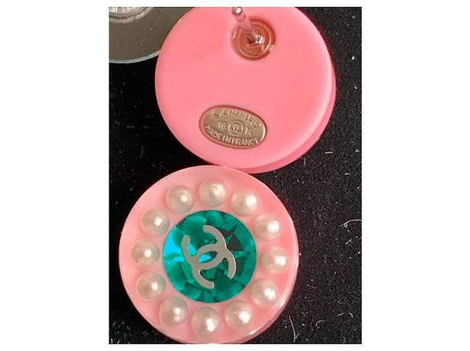 Chanel Brincos Rosa - vista 3