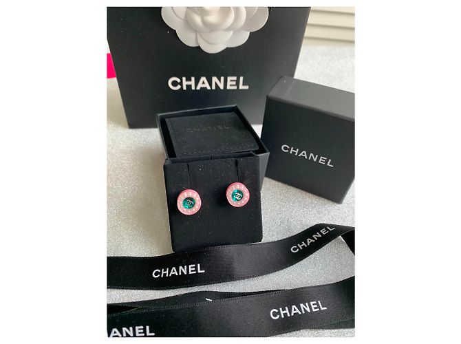Chanel Brincos Rosa - vista 4