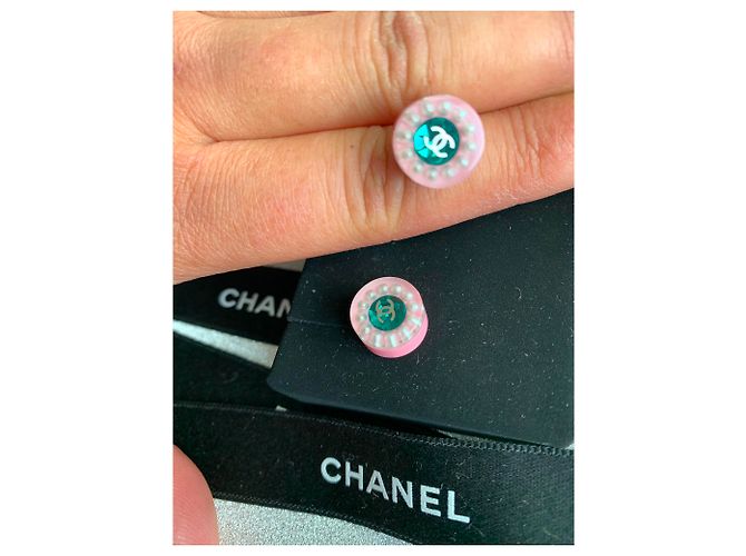 Chanel Brincos Rosa - vista 5