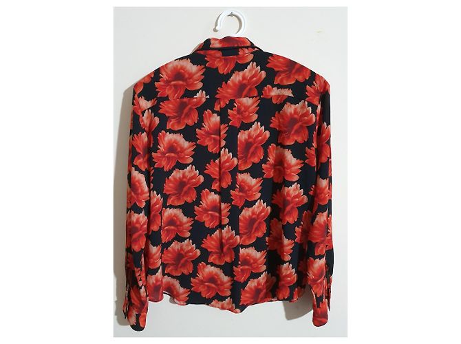 Autre Marque Camicia floreale Sand arancione Multicolore - vista 2