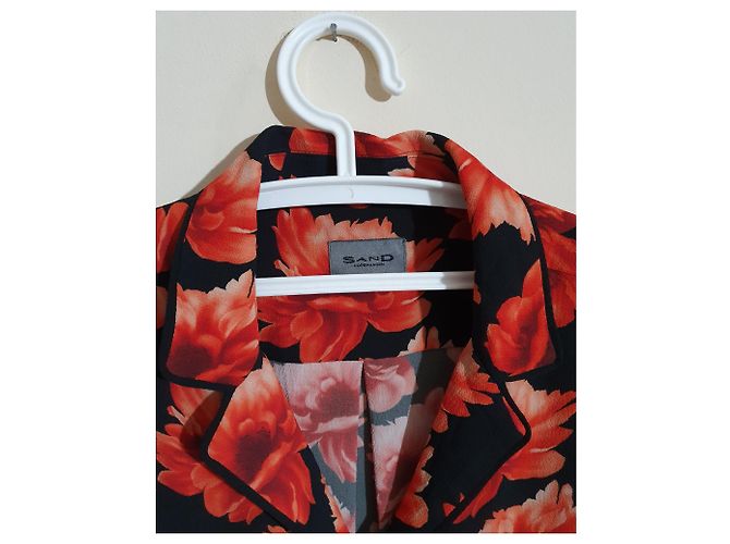 Autre Marque Camicia floreale Sand arancione Multicolore - vista 3
