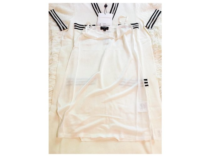 Chanel Vestidos Blanco - vista 5