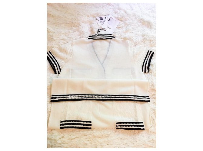 Chanel Vestidos Blanco - vista 8