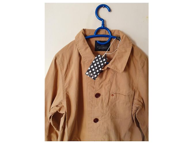 Scotch and Soda Trench Scotch & Soda Beige Cotone Nylon - vista 2