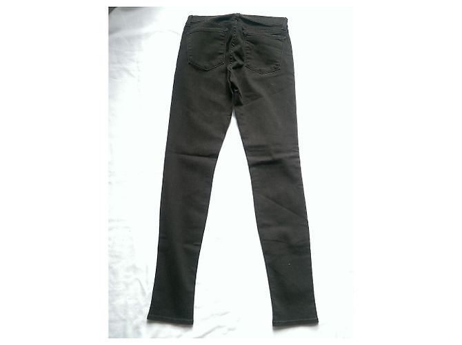 Vaqueros Skinny J Brand Negros Marrón Oscuro - vista 2