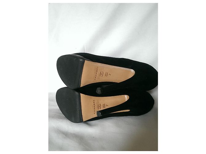 Stivaletti Sergio Rossi in camoscio nero - vista 4