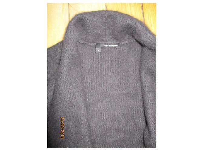 The Kooples Wool and leather vest, size L Black - view 4