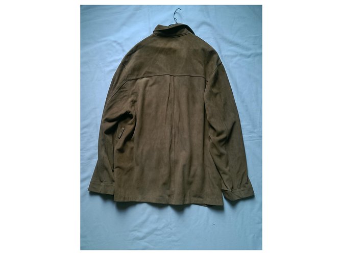 Abrigo Eric Bompard de gamuza camel XXL - vista 2