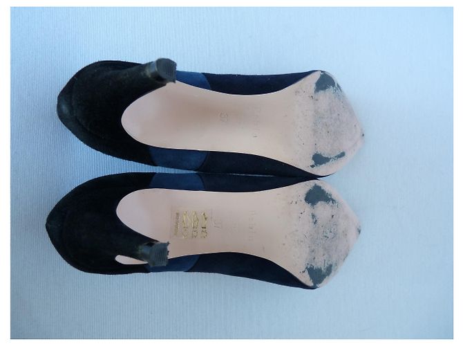 Décolleté Pablo De Gerard Darel Blu Navy in Capretto - vista 3