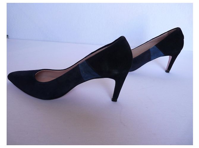 Décolleté Pablo De Gerard Darel Blu Navy in Capretto - vista 5