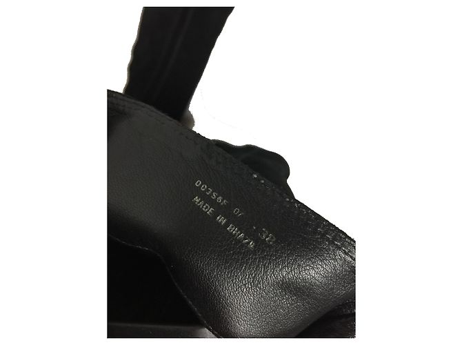 Geox Botas vaqueras de ante negras - vista 6