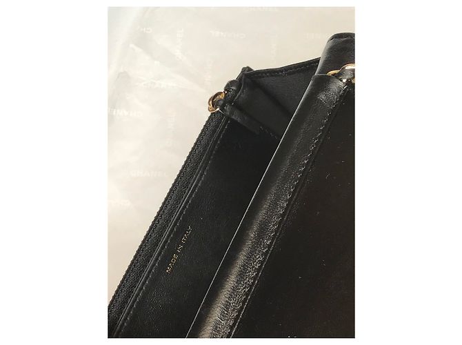 Wallet On Chain Chanel Limitato alla carta, Scatola, busta da viaggio Nero - vista 15