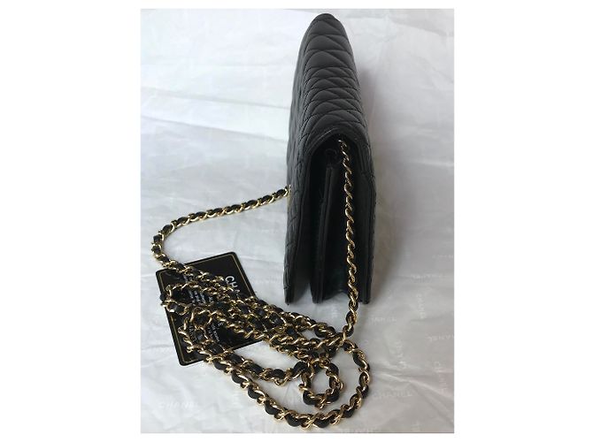 Wallet On Chain Chanel Limitato alla carta, Scatola, busta da viaggio Nero - vista 19