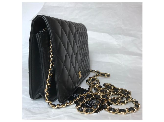 Wallet On Chain Chanel Limitato alla carta, Scatola, busta da viaggio Nero - vista 20