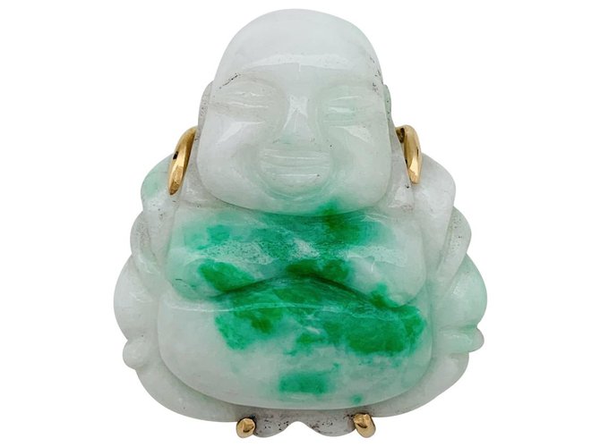 Roland Schad Buddha in giada e oro giallo. - vista 4