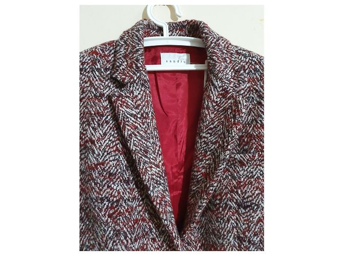 Blazer Sandro in lana multicolore - vista 2