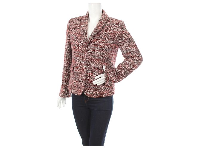Blazer Sandro in lana multicolore - vista 4
