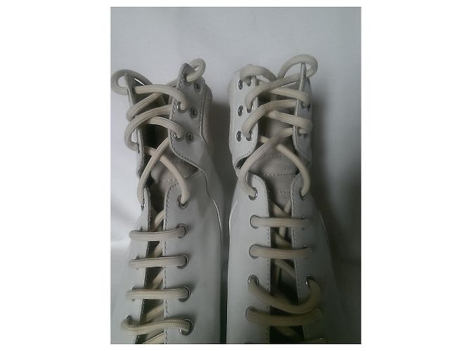 Stivaletti con zeppa See by Chloé Beige Camoscio Bianco sporco - vista 5