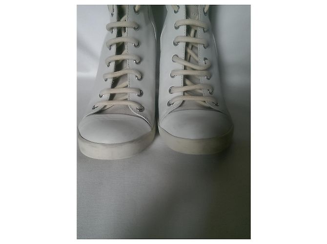 Stivaletti con zeppa See by Chloé Beige Camoscio Bianco sporco - vista 6