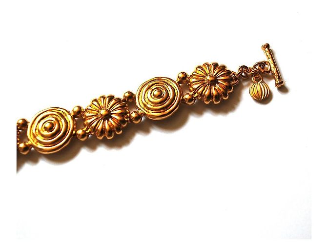 Bracciale Lanvin in metallo dorato D'oro - vista 3