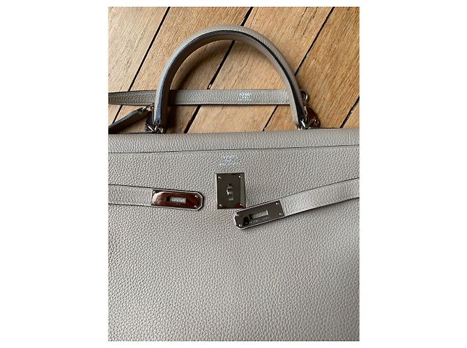 Hermès Kelly 35 Grau - Ansicht 3