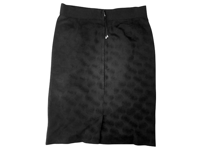 Falda negra Dolce & Gabbana Talla 44 Negro - vista 2