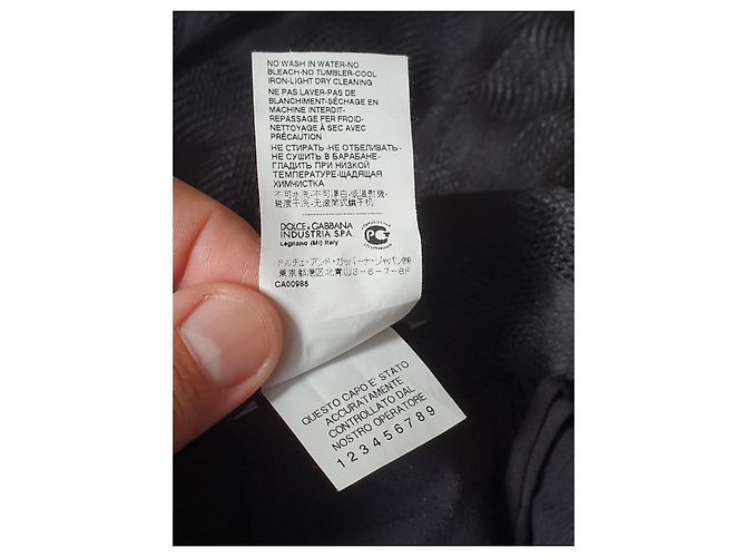 Falda negra Dolce & Gabbana Talla 44 Negro - vista 6