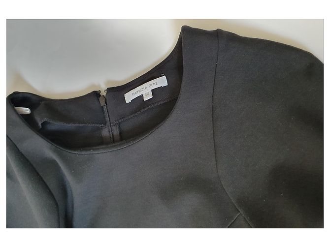Patrizia Pepe Schwarzes Kleid aus Viskose Größe 44 - Ansicht 3
