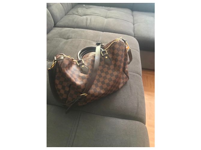 Speedy Sac Louis Vuitton veloce Marrone scuro - vista 3